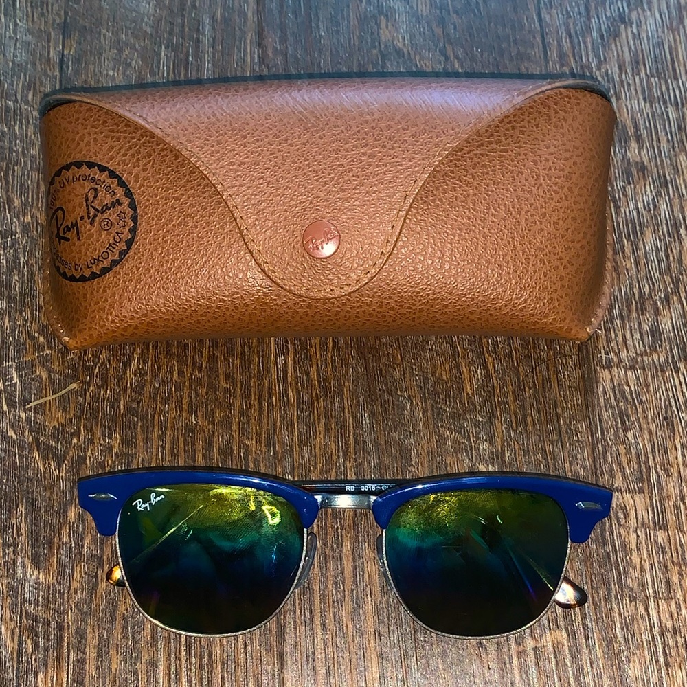 Ray-Ban Clubmaster Classic Sunglasses Blue